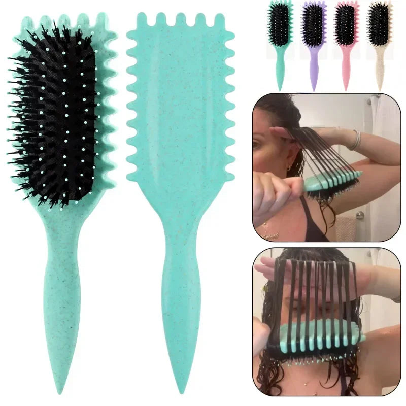 Brosse Cheveux Bouclés - 2 en 1