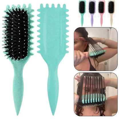 Brosse Cheveux Bouclés - 2 en 1